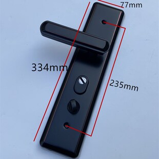 防盗门把手加厚秒装款 面防撬拉手大门 通用型