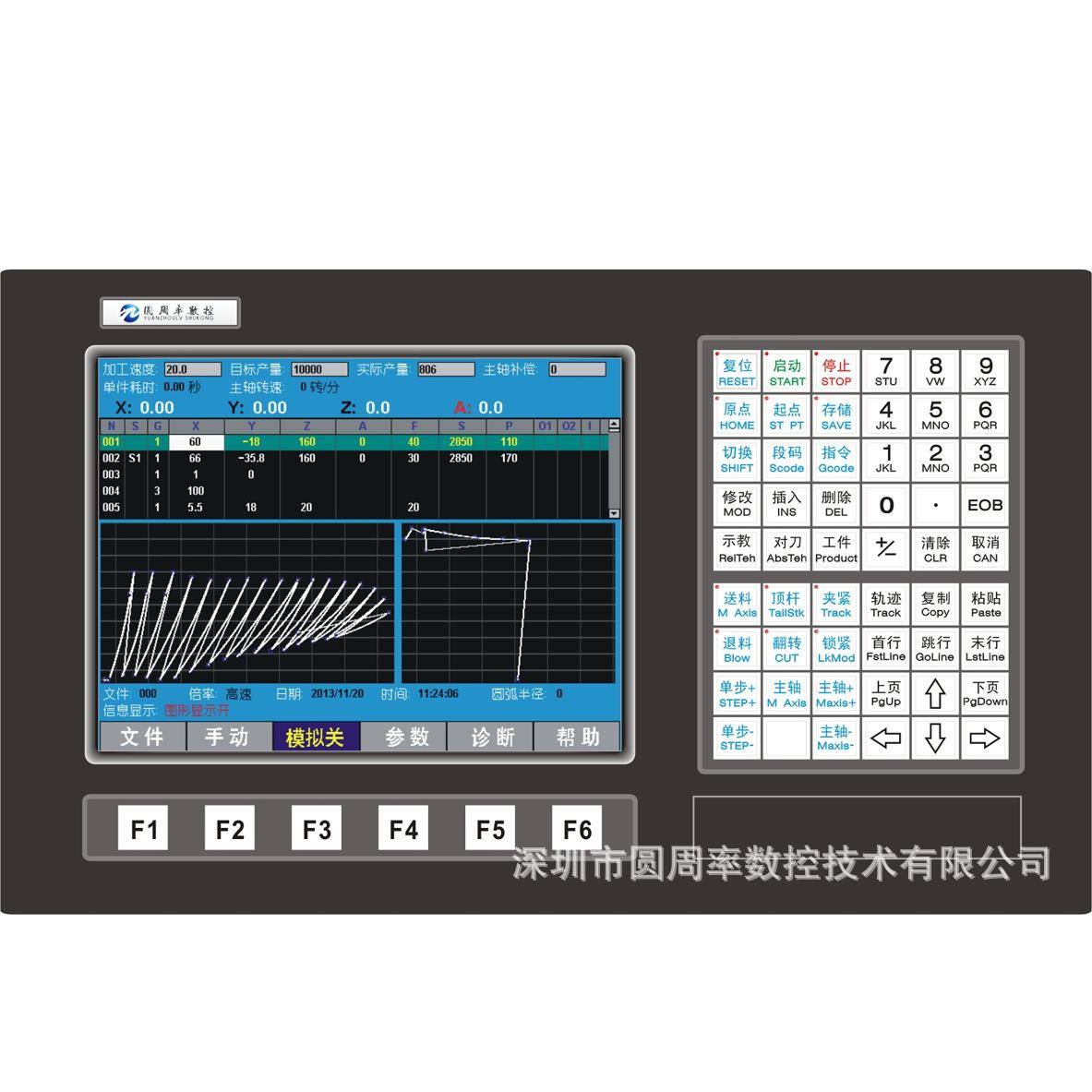 数控系统刹车片钻孔机五轴联动运动控制器数控控制系统