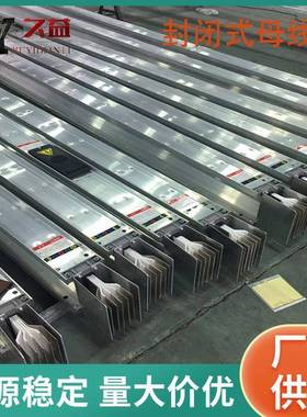 高低压封闭式母线槽100A1800A5P体积小铜导体输配电线槽IP68