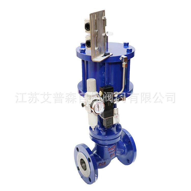 J641H-16/25铸钢气动法兰截止阀WCB/CF8DN50DN65DN80