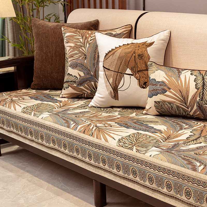 沙发罩新沙发垫四季通用雪尼尔高端红木沙发坐垫盖布巾,居家布艺,沙发垫,淘宝优惠券,粉丝福利购,淘宝优惠卷