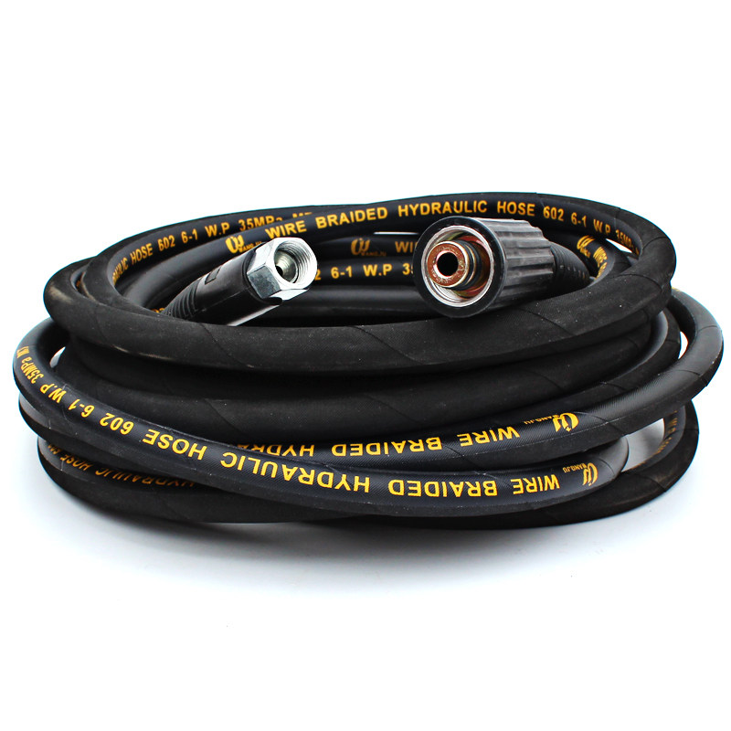 高压耐磨钢丝管2洗车机家用刷车泵水枪头出水防爆管55