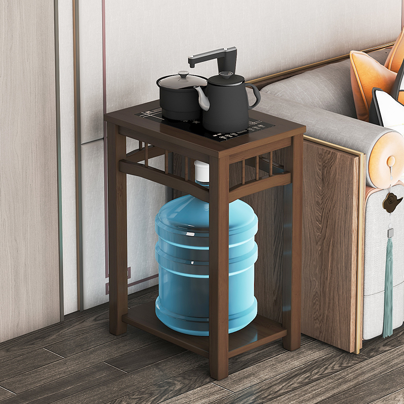 茶水柜客厅沙发边几小茶桌边柜家用茶水架烧水泡茶一体小茶几