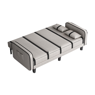 出租房专用折叠沙发三人客厅小户型公寓卧室多功能单人床