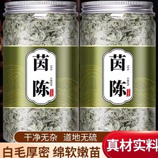 茵陈500g茵陈蒿三月绵茵陈白蒿草药新鲜非材不野生不泡水茶酒
