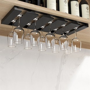 创意高脚杯架红酒杯架倒挂家用悬挂酒杯架子轻奢高档摆件收纳挂架