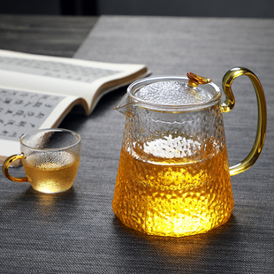 玻璃茶壶单壶功夫泡茶壶煮茶家用耐高温过滤花茶壶小红茶茶具套装