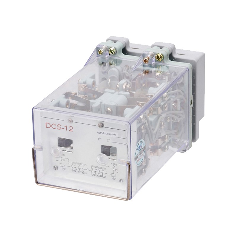 上海继电器dc-11dc-12dc-13大容量双位置继电保护220Vdc