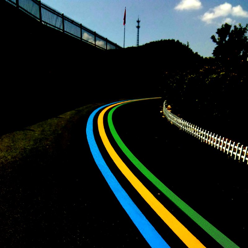 夜光石小颗粒夜光漆荧光粉造景装饰摆件自然发光公园小区跑道地面