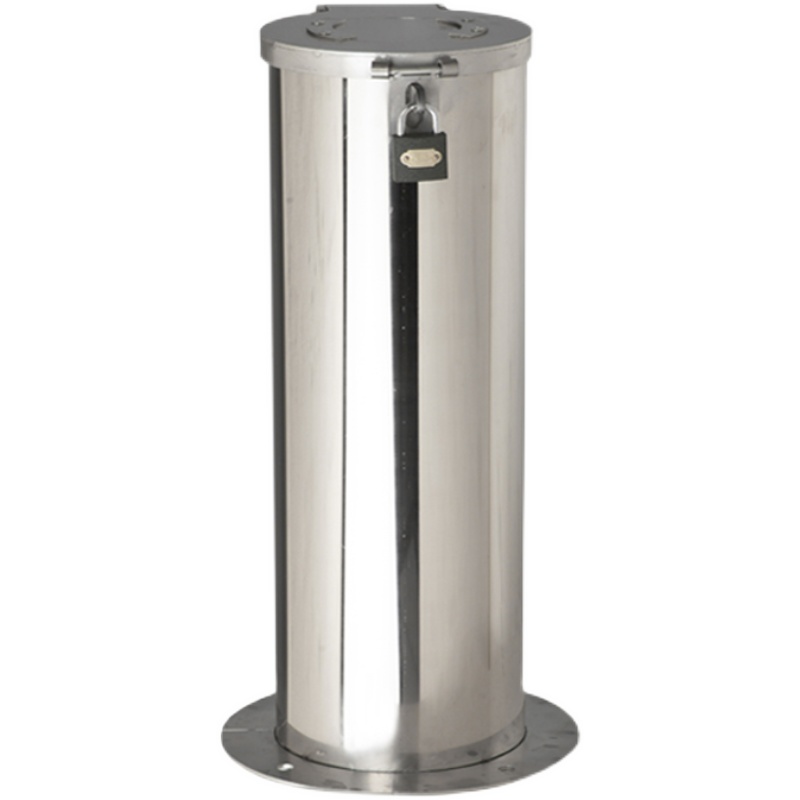 锈钢监测井盖地下水监测高筒井盖防信号屏蔽井盖检查井井盖带锁