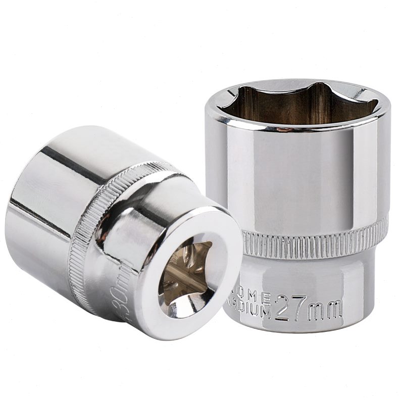 Hi-Spec 19件套 12角1/2梅花套筒头套筒电动扳手套筒梅花六角套头