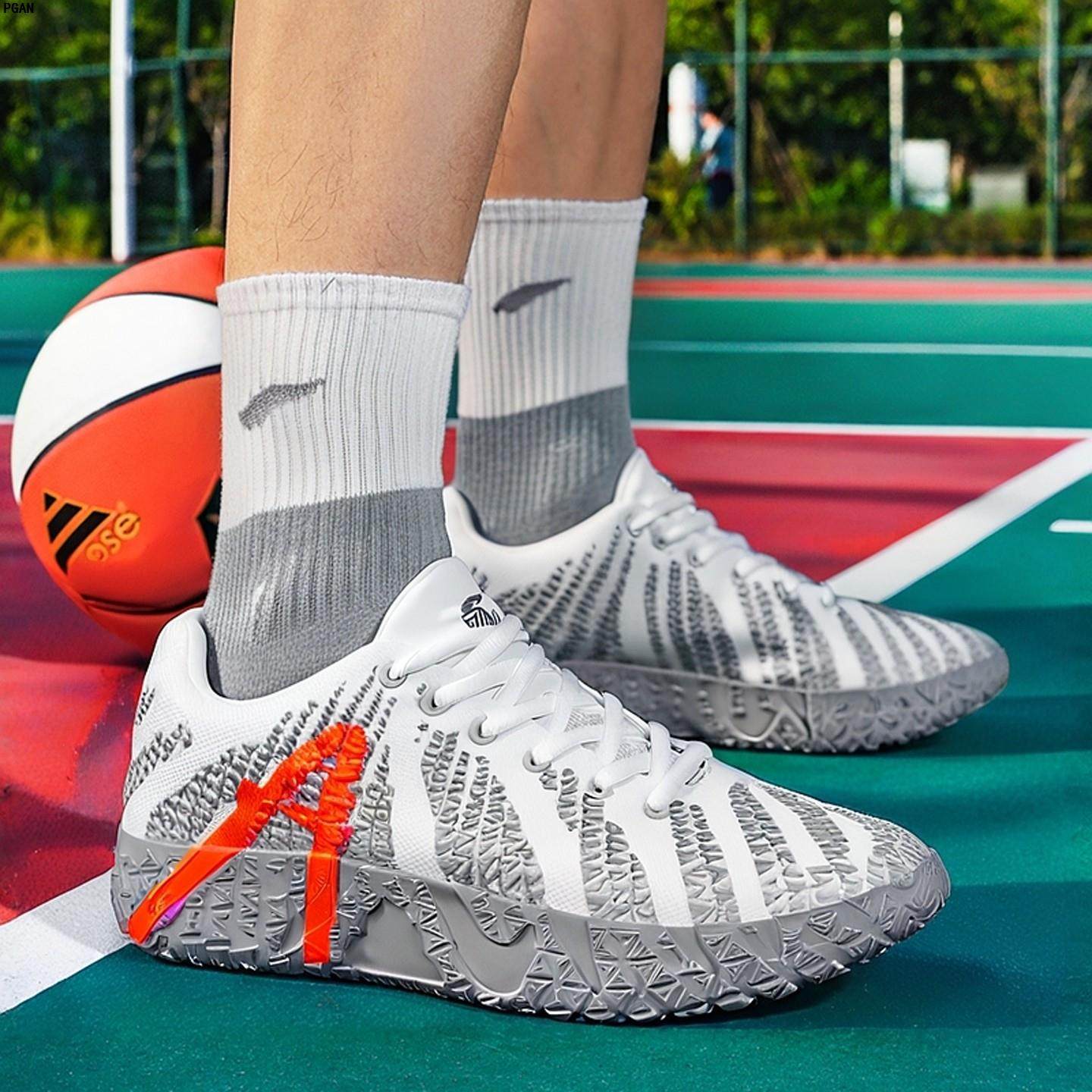 莫兰特三代篮球鞋男女青少年学生比赛训练耐磨水泥克星摩擦有声音