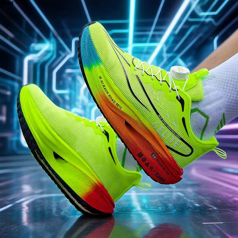 儿童跑步鞋男2026款透气无碳板学生体测运动鞋减震轻便训练跑鞋女