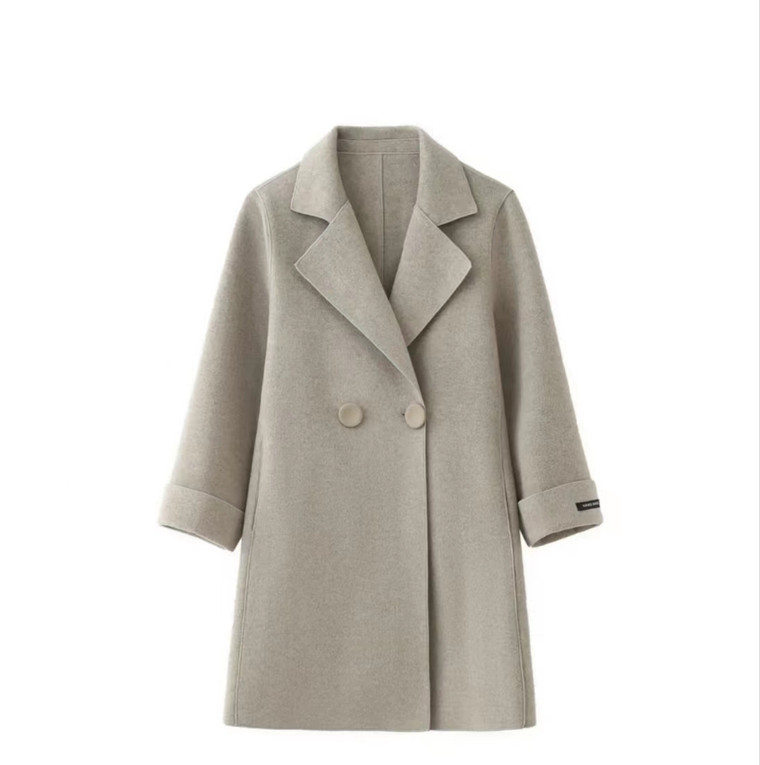 2025秋冬款高端双面毛呢大衣