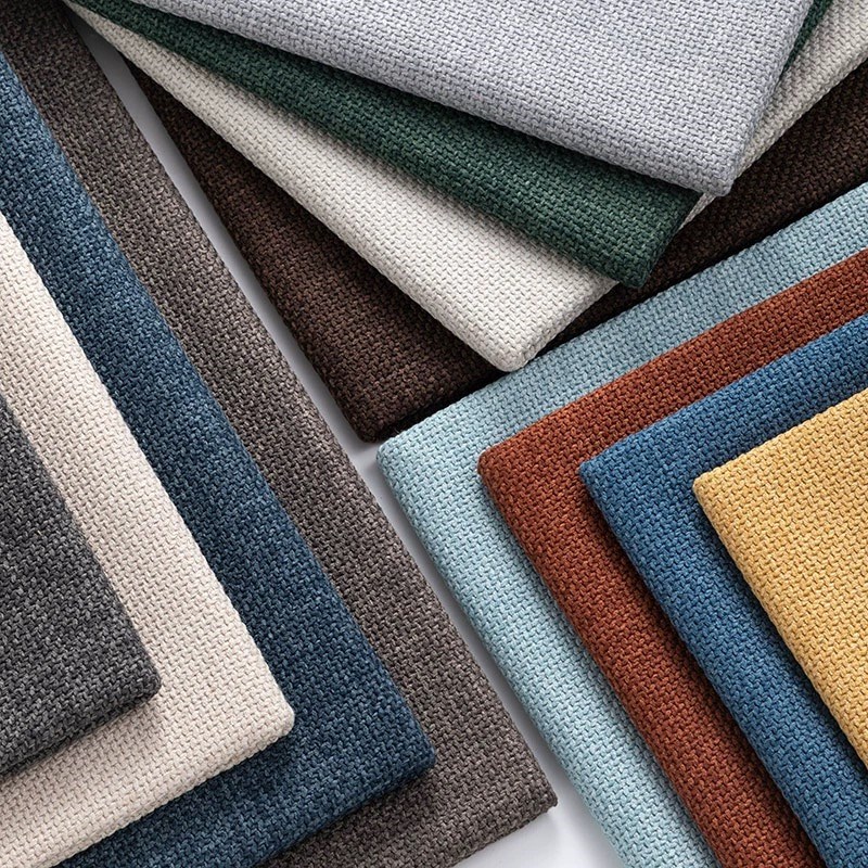 定制沙发笠餐椅罩桌布酒店加厚麻沙发棉麻面料抱枕坐垫高档