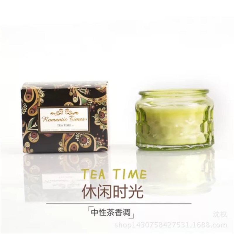 香薰蜡烛杯卧室助眠 进口植物精油椰子无烟净化空气香氛蜡烛礼盒
