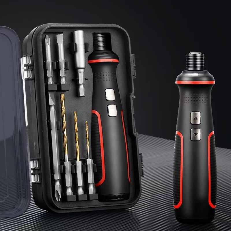 电动螺丝刀充电式家用小型多功能工具电起子全自动迷你螺丝钻电批