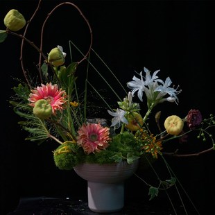 北京讲台花演讲台鲜花会议室桌花桌摆花宴会办公室商务艺术插花