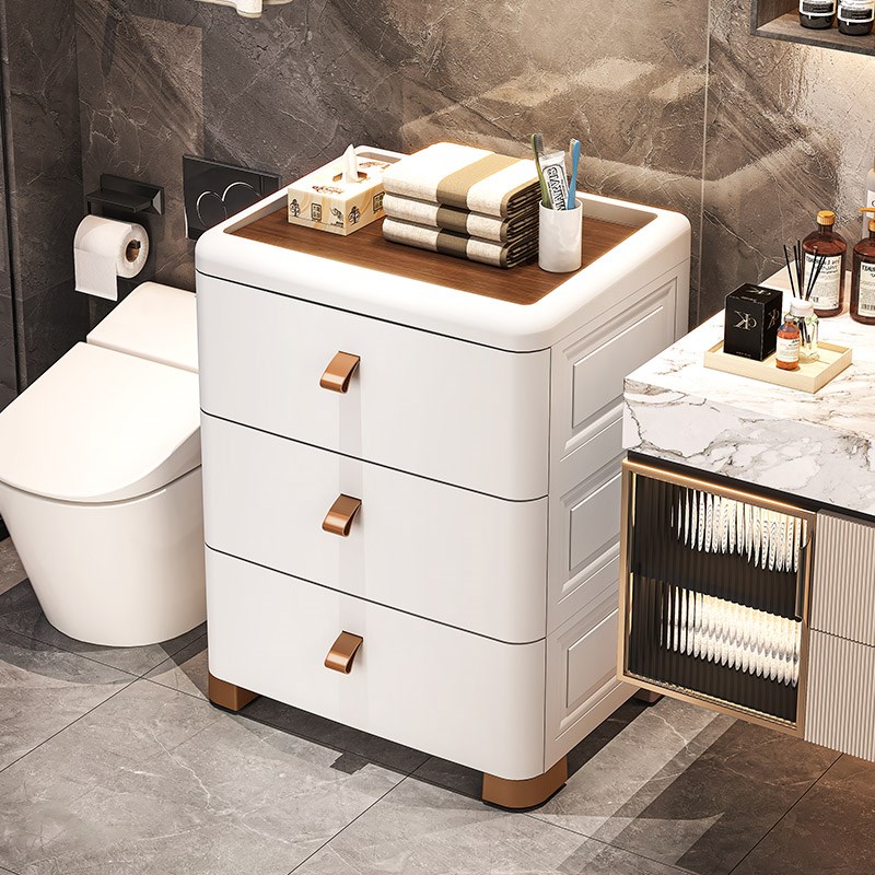 加厚抽屉式收纳柜家用客厅夹缝储物柜置物柜多层五斗柜日式床头柜