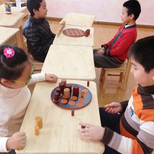 以色列思维游戏儿童木制益智桌游戴高帽杯小学生桌游