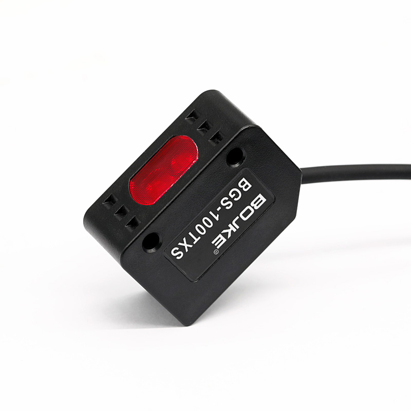 博亿精科背景清除光电开关BGS-100TXS长线条形光斑检测距离100mm