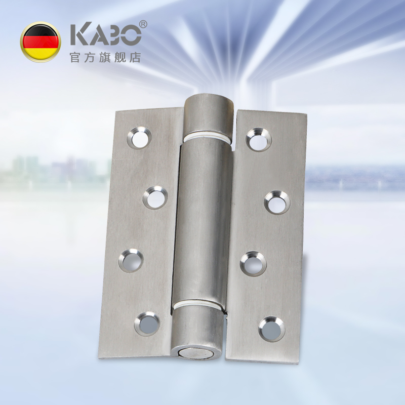 德国KABO弹簧合页不锈钢隐形门合页铰链 暗门自动回弹闭门器单片
