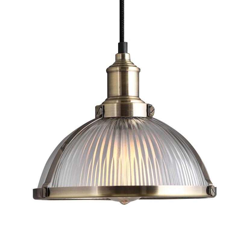 莫丹半圆吊灯复古工业风个性创意吧台火锅店单头奶茶店灯具