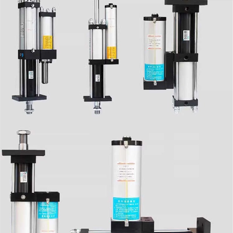 CPT总行程可调气液增压缸MPT63X100X20-50A-3T 5吨 10T增压气缸