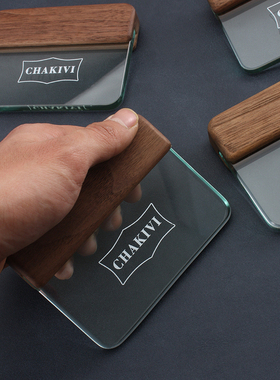 HII胡桃木玻璃刮板 钢化玻璃手工DI皮革工具 刮胶板