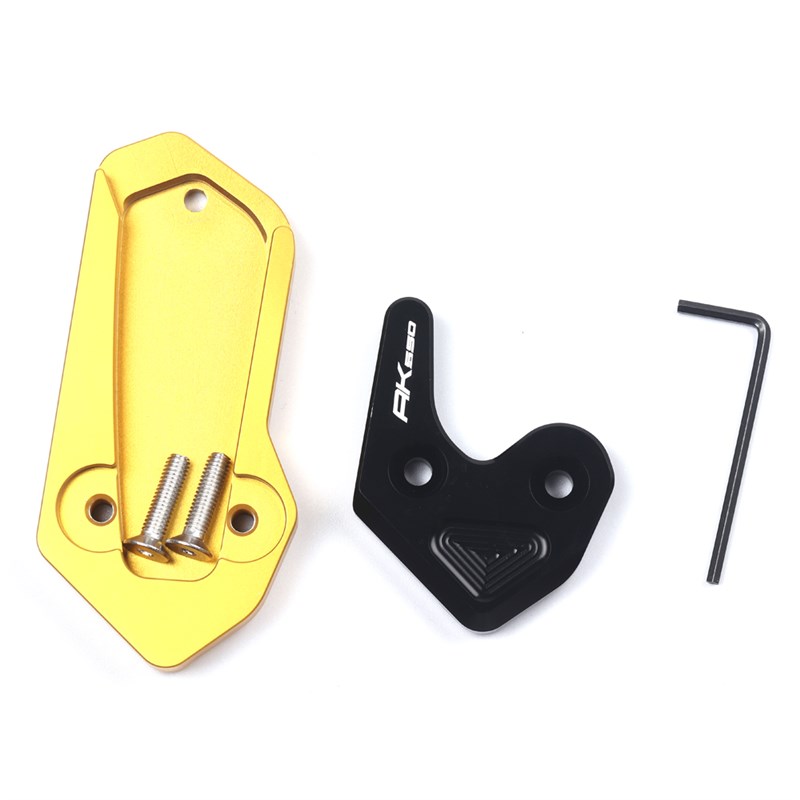 适用光阳K5 2-221年改装侧边脚撑驻架垫加宽加大底座