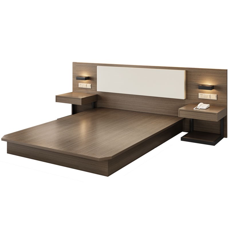 酒店家具标间全定制单人公寓民宿快捷客房宾馆专用床出租房床