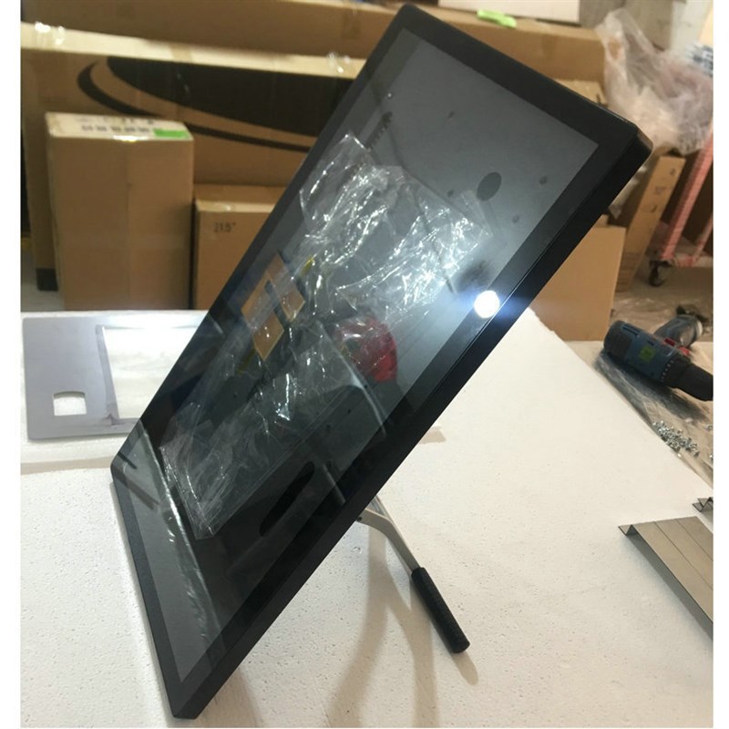 触摸显示器终外壳落地立式自助终端电容触摸外Q壳触摸显示终端外