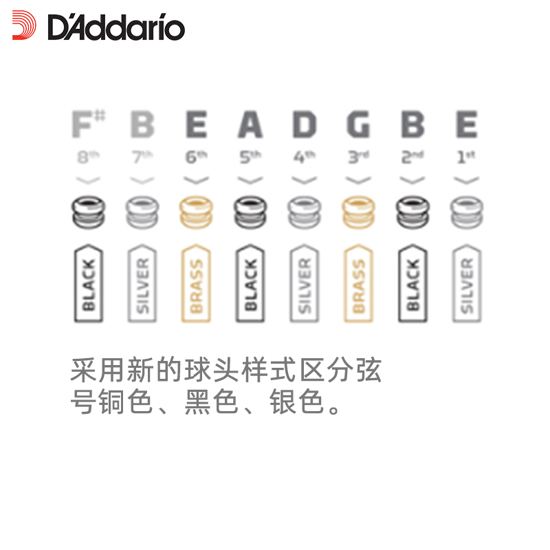 达达里奥XS吉他琴弦镀膜民谣木吉他琴弦弦线全套配件EXP16升级1弦