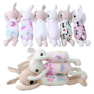 苏克雷兔抱枕砂糖兔安睡午睡枕娃娃安抚兔公仔玩偶陪睡趴兔