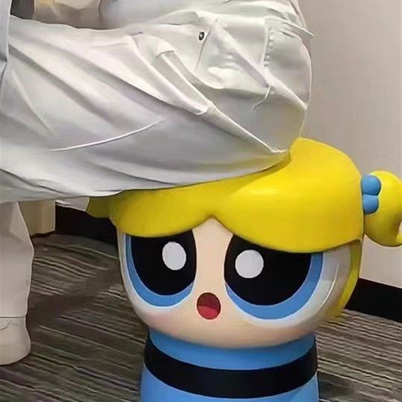 []飞天女警小矮凳家庭入口凳装饰手图新潮,家居饰品,落地摆件,淘宝优惠券,粉丝福利购,淘宝优惠卷