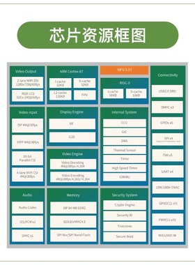 柚木I韦东山高性能嵌入式Linu I发板 自带NU算力 芯片