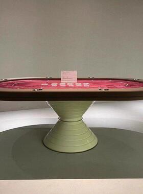 端德州扑克桌竞技桌面筹码多人德扑棋牌室豪宅俱乐部德州桌子