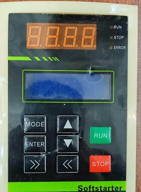 ANSLE安萨尔软起动器电机软启动柜控制调速面板 如图实拍的