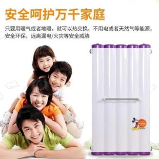 热水交换器不锈钢换热器地暖 过水热换热器家用卫生间暖气片储水式