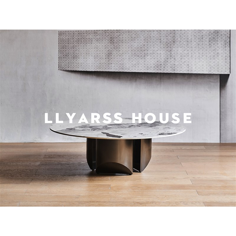 LLYARSS利亚斯/圆形茶几/意式极简/110厘米/岩板/MD