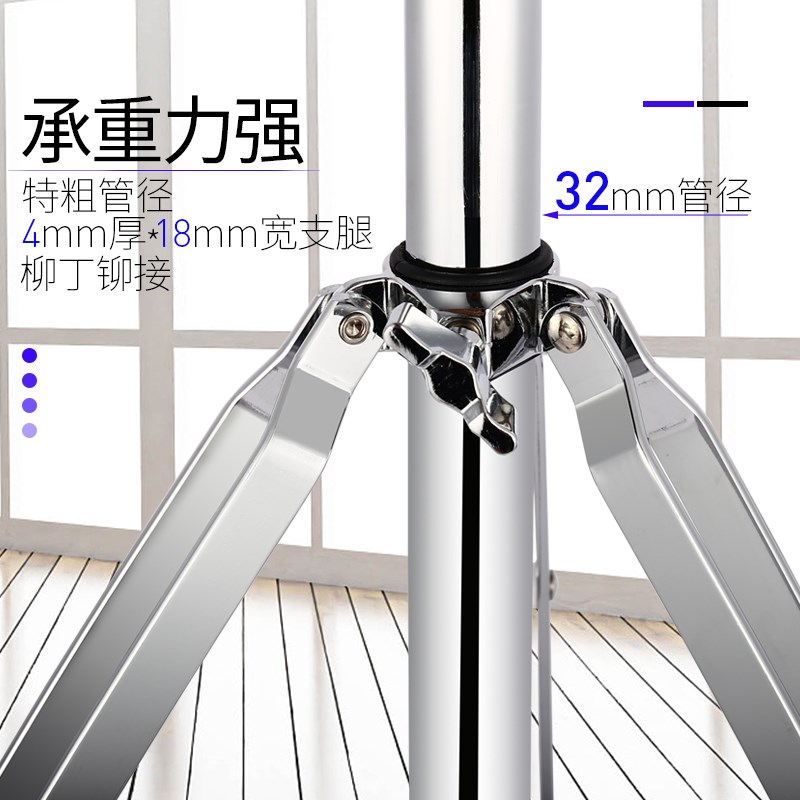 架子鼓斜吊架中高端镲架直斜两用镲片支架斜杆吊镲架直吊架直镲架