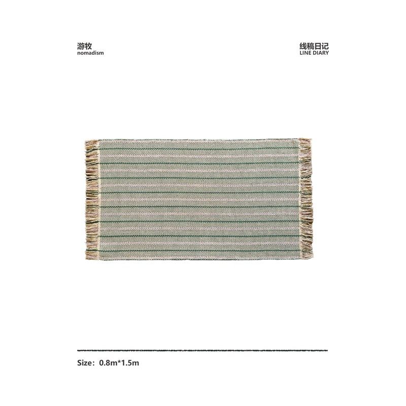 线稿日记游牧床边毯客厅卧室房间床边门垫进门羊毛家用地毯,居家布艺,床边毯,淘宝优惠券,粉丝福利购,淘宝优惠卷