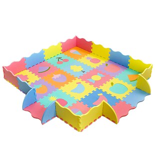 环保数字字母拼图泡沫拼接地垫围栏加厚儿童爬爬垫宝宝爬行垫