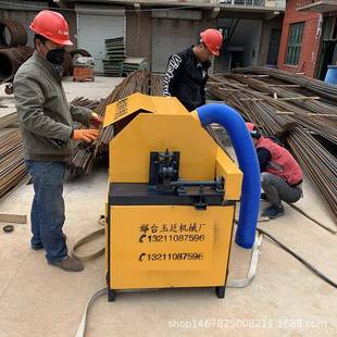 建筑螺紋鋼筋除銹機全自動螺紋鋼除銹機小型螺紋鋼管除銹機廠家