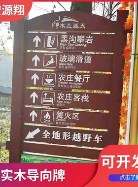 厂家供应简介牌实木指示牌指路展示牌宣传栏告示栏展示提示牌