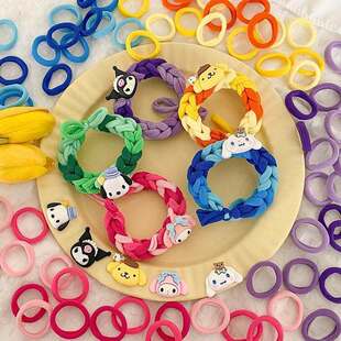 三丽鸥手绳编织diy材料包头绳发圈皮筋手环闺蜜手炼男朋友小礼物