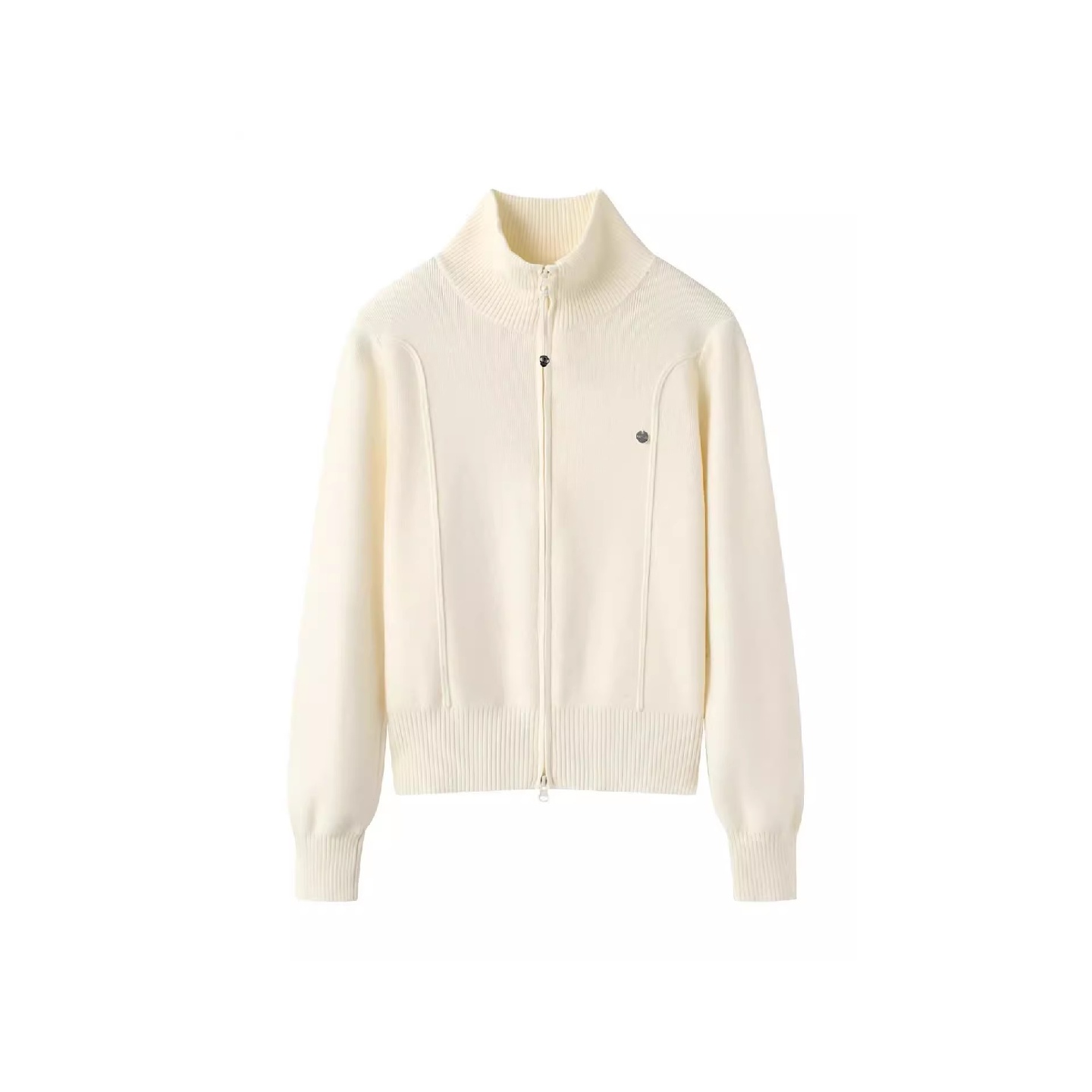 韩系立领针织开衫女2025新款