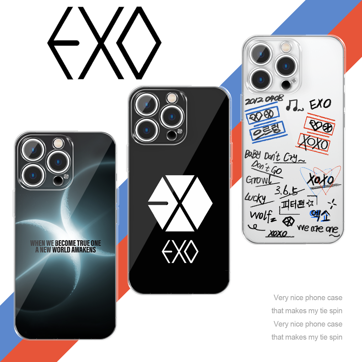 EXO手机壳回归海报应援
