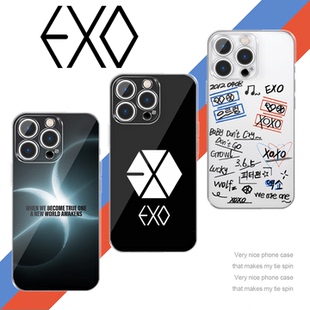 EXO手机壳苹果16pro华为OPPO回归iPhone15Promax小米14专辑vivo海报应援17周边13边伯贤12吴世勋明星适用韩国