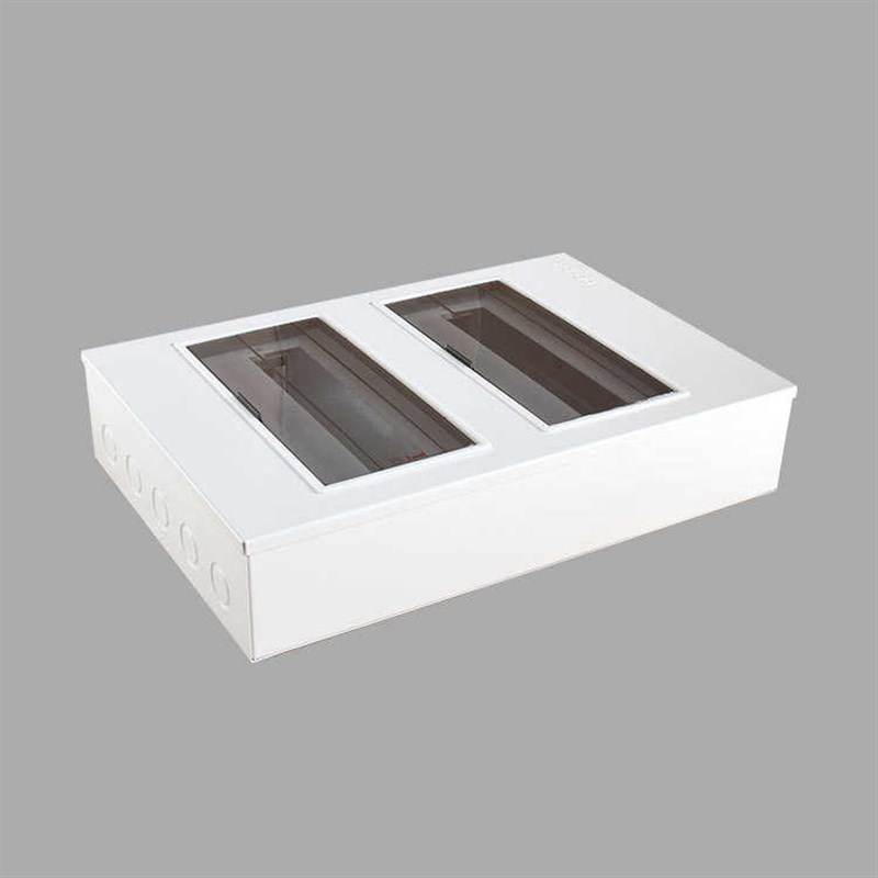 家用 钢板白色冷扎箱箱24照明明装箱 开关回路配电照明V箱开关pz3